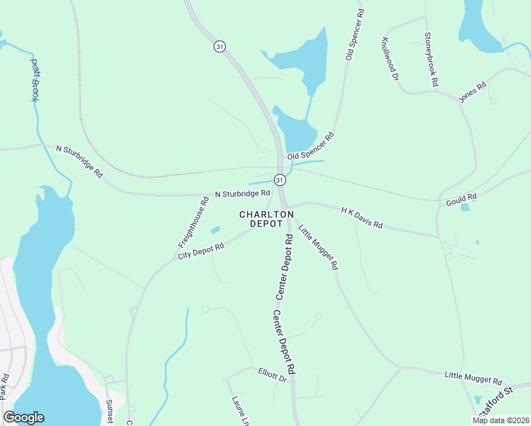 map of restaurants, bars, coffee shops, grocery stores, and more near in Charlton