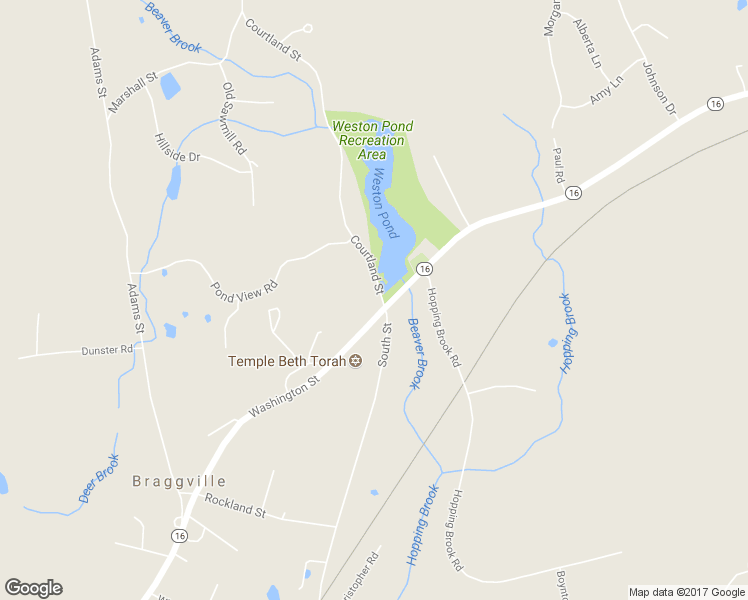 map of restaurants, bars, coffee shops, grocery stores, and more near 2111 Washington Street in Holliston