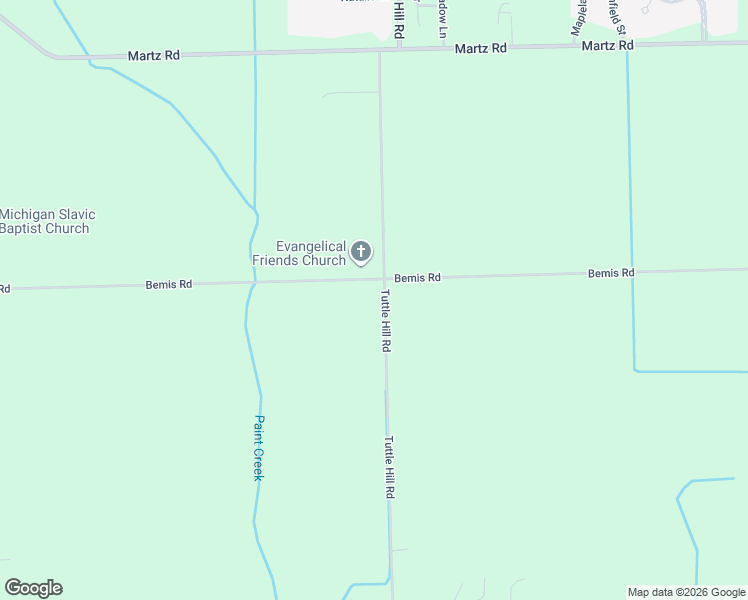 map of restaurants, bars, coffee shops, grocery stores, and more near 8000-8040 Tuttle Hill Rd in Ypsilanti