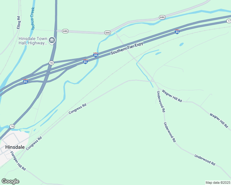 map of restaurants, bars, coffee shops, grocery stores, and more near 1241 Congress Road in Hinsdale