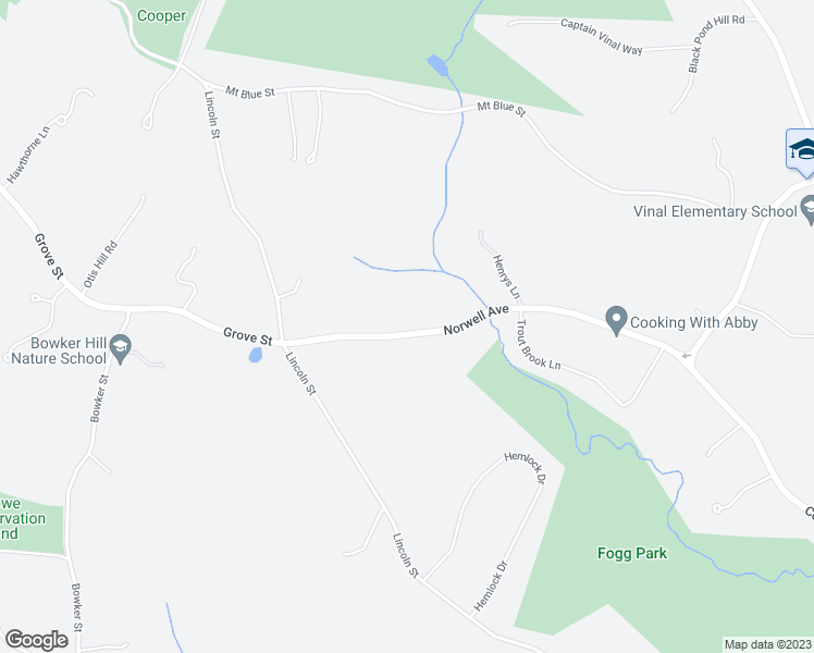map of restaurants, bars, coffee shops, grocery stores, and more near 55 Norwell Avenue in Norwell