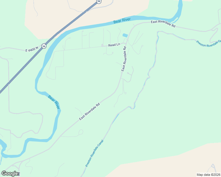 map of restaurants, bars, coffee shops, grocery stores, and more near 3123 East Riverdale Road in Preston