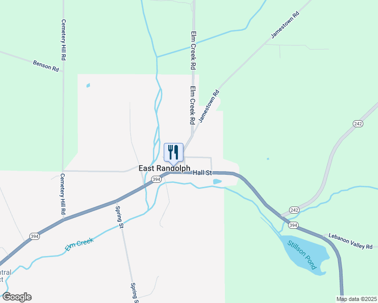 map of restaurants, bars, coffee shops, grocery stores, and more near 136 Kingsley Street in Randolph
