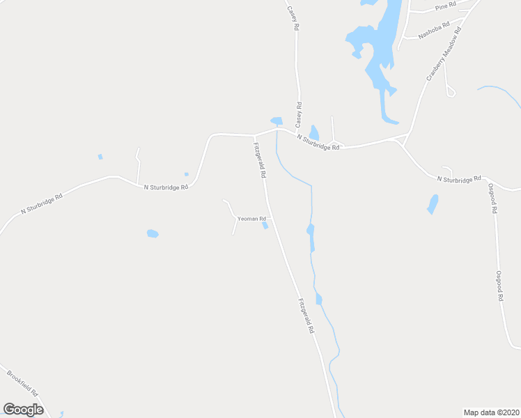 map of restaurants, bars, coffee shops, grocery stores, and more near 105 Fitzgerald Rd in Charlton