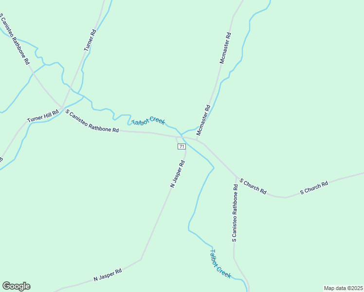map of restaurants, bars, coffee shops, grocery stores, and more near 2780 County Road 71 in Jasper