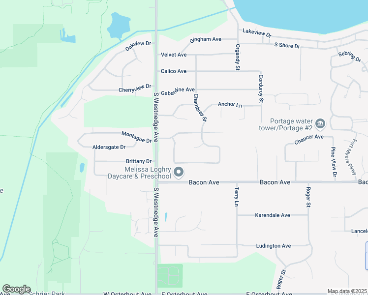 map of restaurants, bars, coffee shops, grocery stores, and more near 9831 Arabian Drive in Portage
