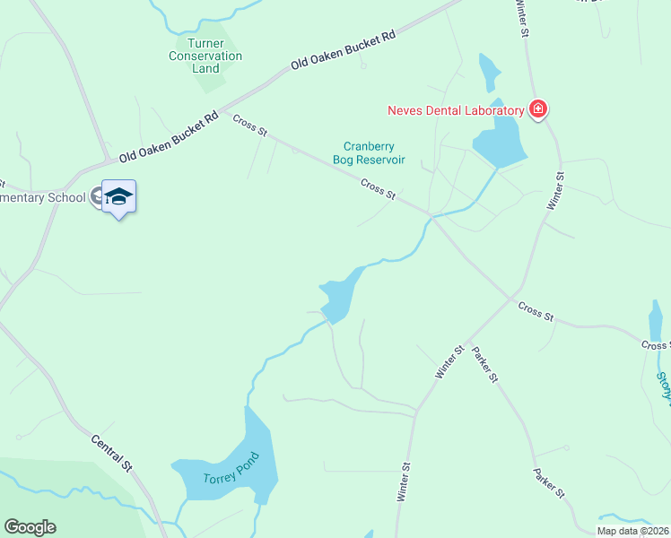 map of restaurants, bars, coffee shops, grocery stores, and more near 299 Cross Street in Norwell