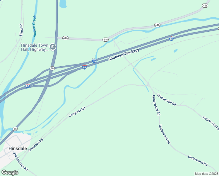 map of restaurants, bars, coffee shops, grocery stores, and more near 1241 Congress Road in Hinsdale