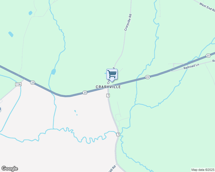 map of restaurants, bars, coffee shops, grocery stores, and more near in Craryville