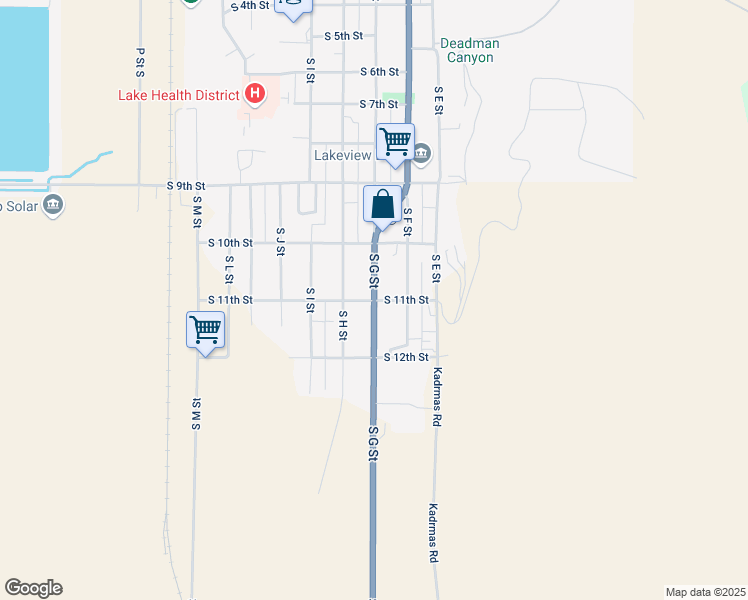map of restaurants, bars, coffee shops, grocery stores, and more near 700 South 11th Street in Lakeview