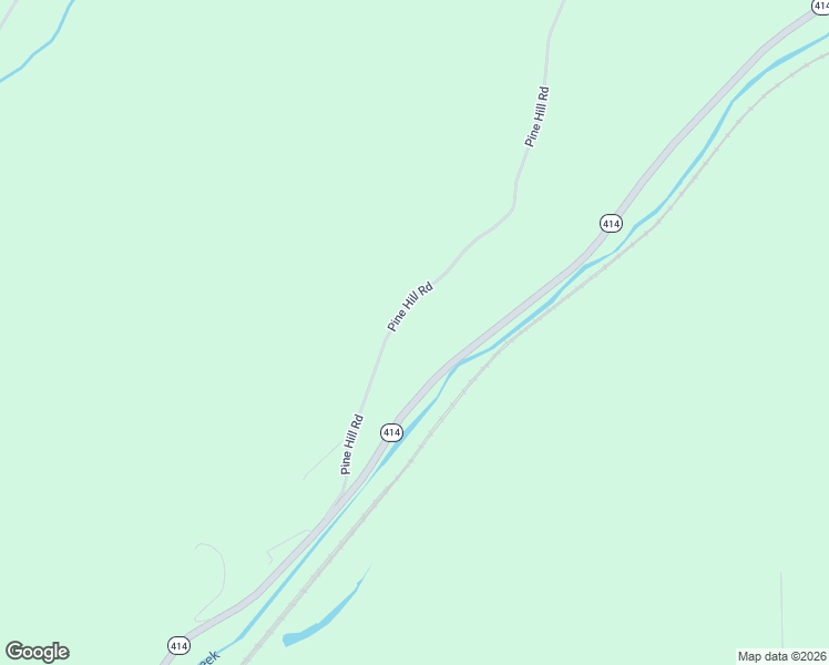 map of restaurants, bars, coffee shops, grocery stores, and more near 3616 Pine Hill Road in Corning