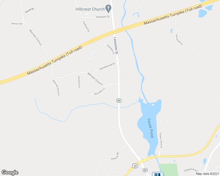 map of restaurants, bars, coffee shops, grocery stores, and more near 3 Merriam District in Oxford