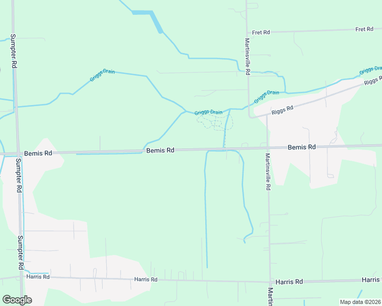 map of restaurants, bars, coffee shops, grocery stores, and more near 44085 Bemis Road in Belleville