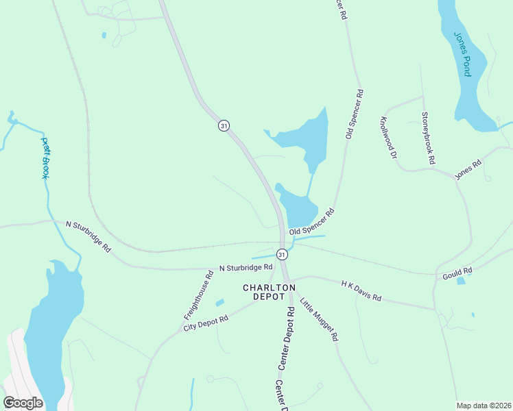 map of restaurants, bars, coffee shops, grocery stores, and more near 10 Curtis Hill Road in Charlton