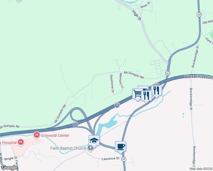 map of restaurants, bars, coffee shops, grocery stores, and more near in Palmer