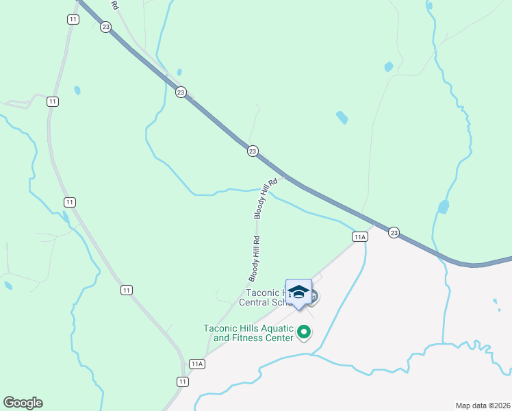 map of restaurants, bars, coffee shops, grocery stores, and more near 26 Bloody Hill Road in Columbia County