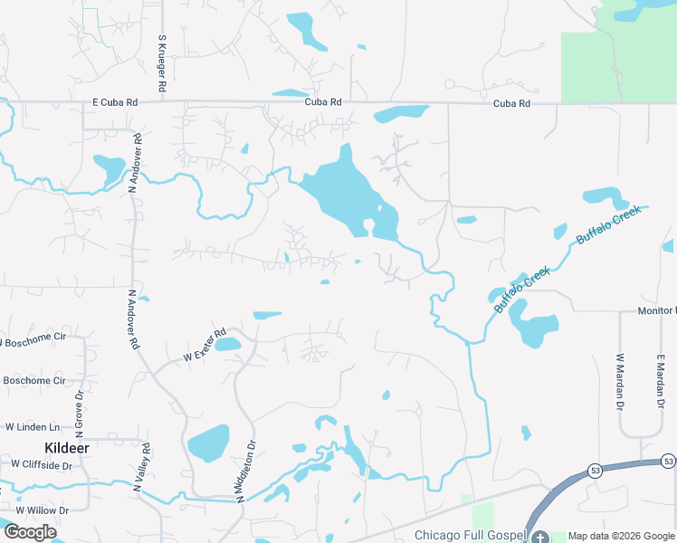 map of restaurants, bars, coffee shops, grocery stores, and more near 20573 West High Ridge Drive in Kildeer
