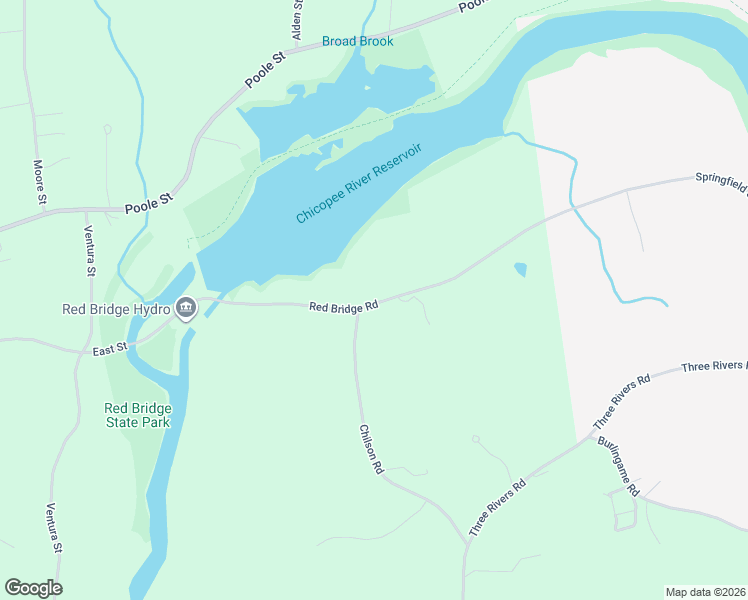 map of restaurants, bars, coffee shops, grocery stores, and more near 24 Red Bridge Road in Wilbraham