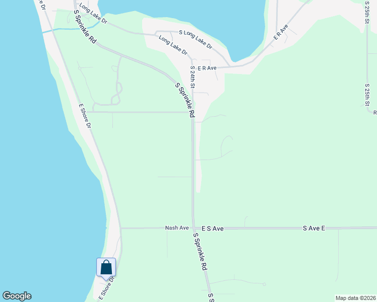 map of restaurants, bars, coffee shops, grocery stores, and more near 9636 South Sprinkle Road in Portage