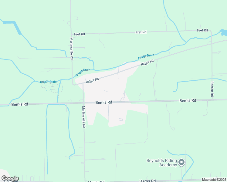 map of restaurants, bars, coffee shops, grocery stores, and more near 42884 Bemis Road in Belleville