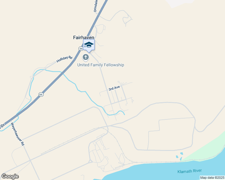 map of restaurants, bars, coffee shops, grocery stores, and more near 5322 3rd Avenue in Klamath Falls