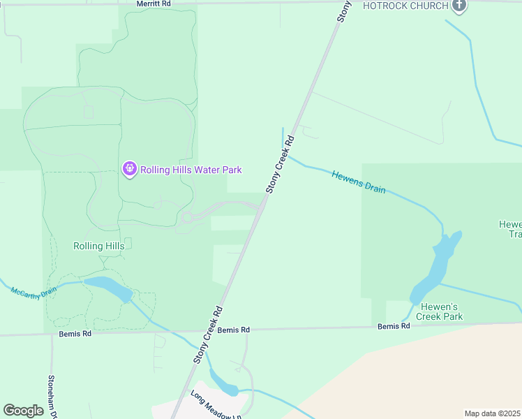 map of restaurants, bars, coffee shops, grocery stores, and more near 7660 Stony Creek Road in Ypsilanti Township
