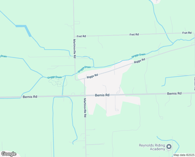 map of restaurants, bars, coffee shops, grocery stores, and more near 43091 Riggs Road in Belleville
