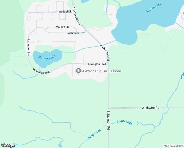 map of restaurants, bars, coffee shops, grocery stores, and more near 5921 Joymont Street in Jackson