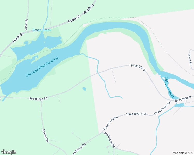 map of restaurants, bars, coffee shops, grocery stores, and more near 501 Springfield Street in Palmer