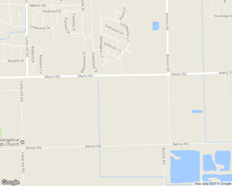 map of restaurants, bars, coffee shops, grocery stores, and more near 9624 Martz Road in Ypsilanti