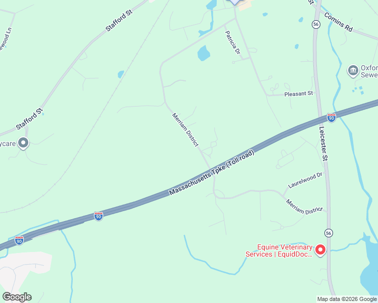 map of restaurants, bars, coffee shops, grocery stores, and more near 71 Merriam District in Oxford