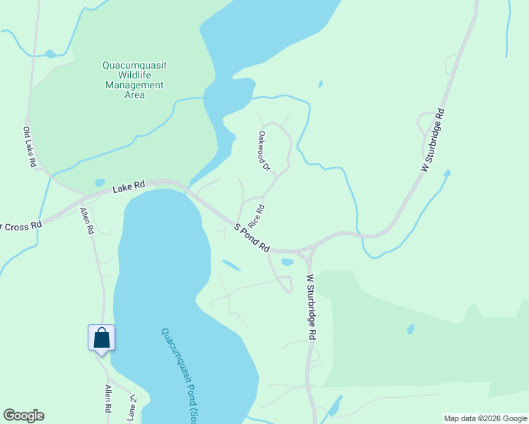 map of restaurants, bars, coffee shops, grocery stores, and more near 100 Oakwood Drive in East Brookfield