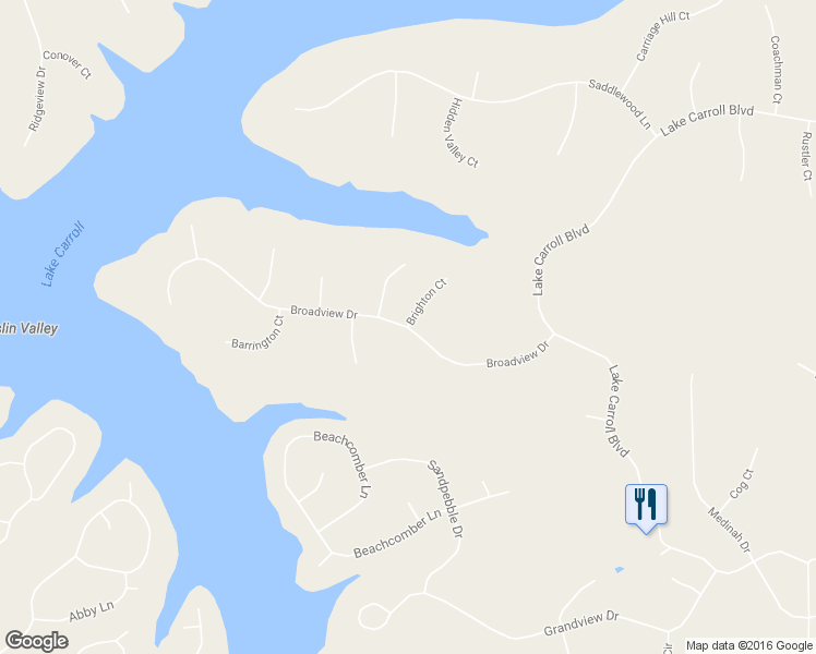 map of restaurants, bars, coffee shops, grocery stores, and more near 23 Brighton Court in Lanark