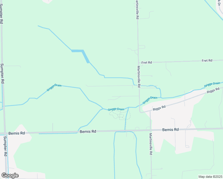 map of restaurants, bars, coffee shops, grocery stores, and more near 43761 Burtrig Road in Belleville