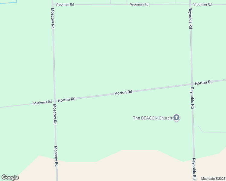 map of restaurants, bars, coffee shops, grocery stores, and more near 6570 Horton Road in Jackson