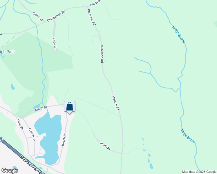 map of restaurants, bars, coffee shops, grocery stores, and more near 123 Peterson Road in Palmer