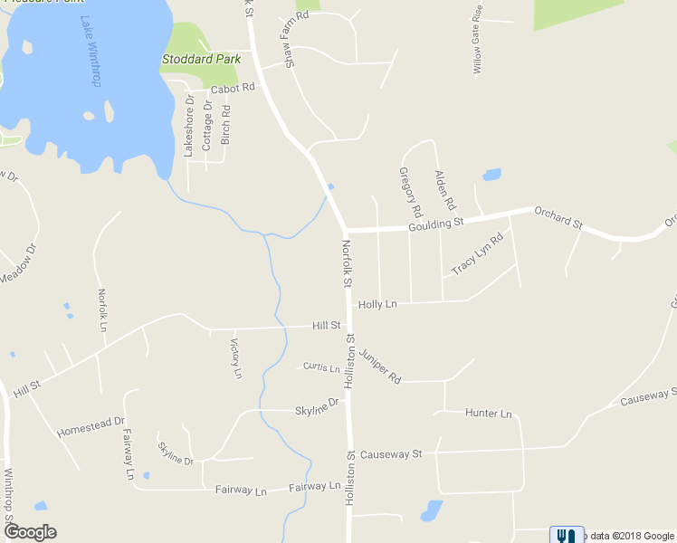 map of restaurants, bars, coffee shops, grocery stores, and more near 721 Norfolk Street in Holliston