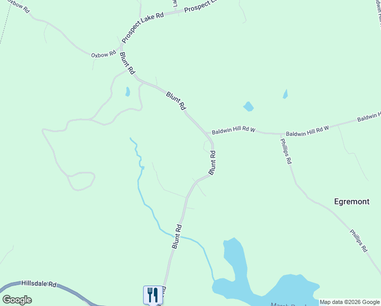 map of restaurants, bars, coffee shops, grocery stores, and more near 43 Blunt Road in Great Barrington