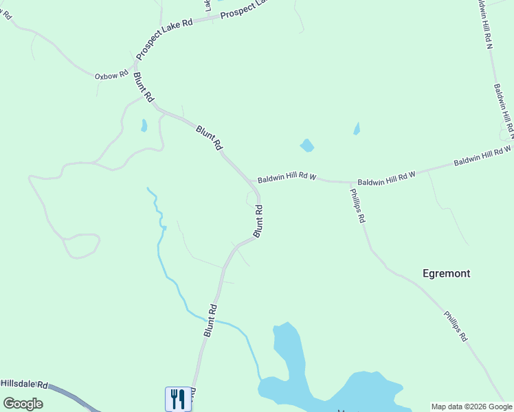 map of restaurants, bars, coffee shops, grocery stores, and more near 61 Blunt Road in Egremont