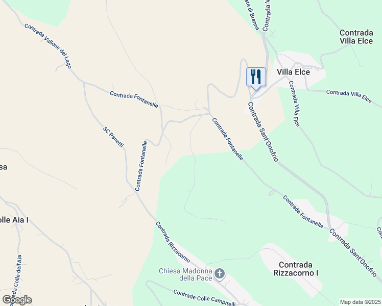 map of restaurants, bars, coffee shops, grocery stores, and more near 16 Contrada Fontanelle in Provincia di Chieti