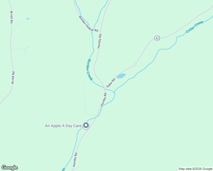 map of restaurants, bars, coffee shops, grocery stores, and more near 3759 Dyke Road in Corning