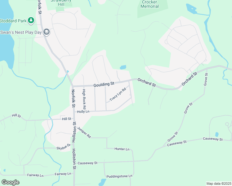 map of restaurants, bars, coffee shops, grocery stores, and more near 38 Tracy Lyn Road in Holliston