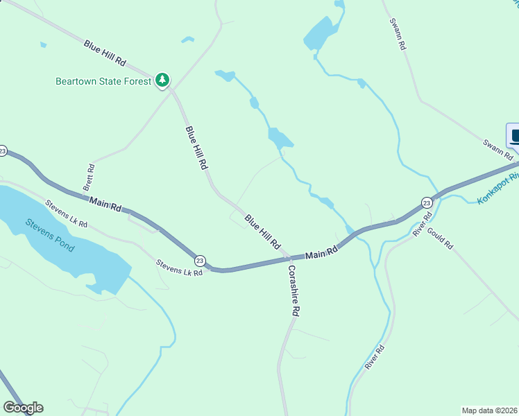 map of restaurants, bars, coffee shops, grocery stores, and more near 16 Blue Hill Road in Great Barrington