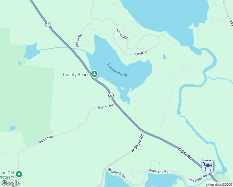 map of restaurants, bars, coffee shops, grocery stores, and more near 1469 Massachusetts 23 in Otis