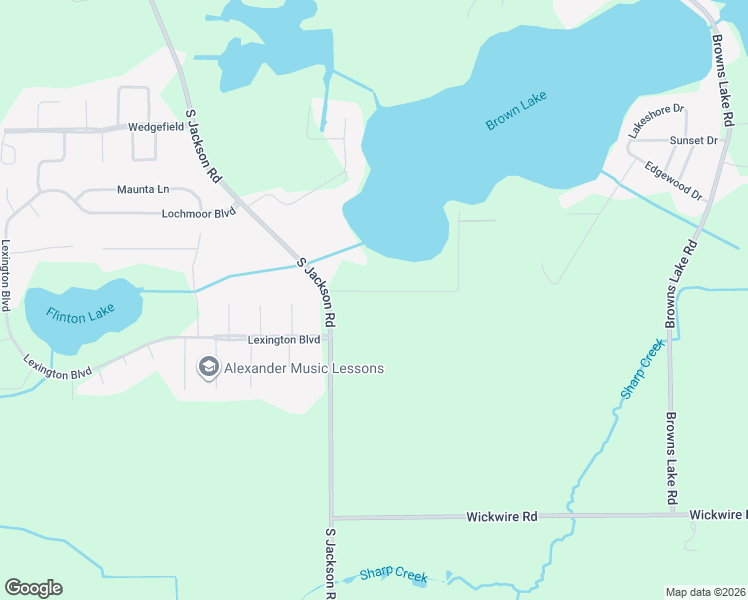 map of restaurants, bars, coffee shops, grocery stores, and more near 5097 Merriman Road in Jackson