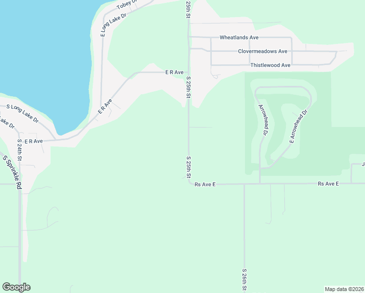 map of restaurants, bars, coffee shops, grocery stores, and more near 9376 South 25th Street in Scotts