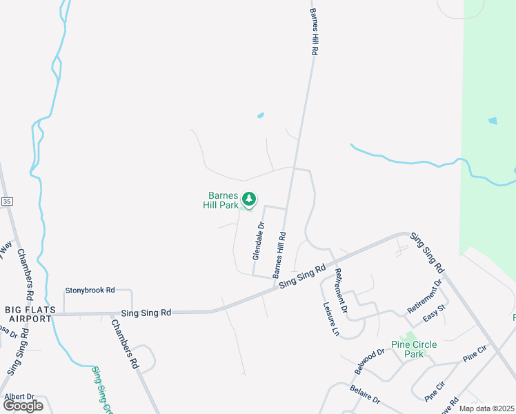 map of restaurants, bars, coffee shops, grocery stores, and more near 52 Glendale Drive in Horseheads
