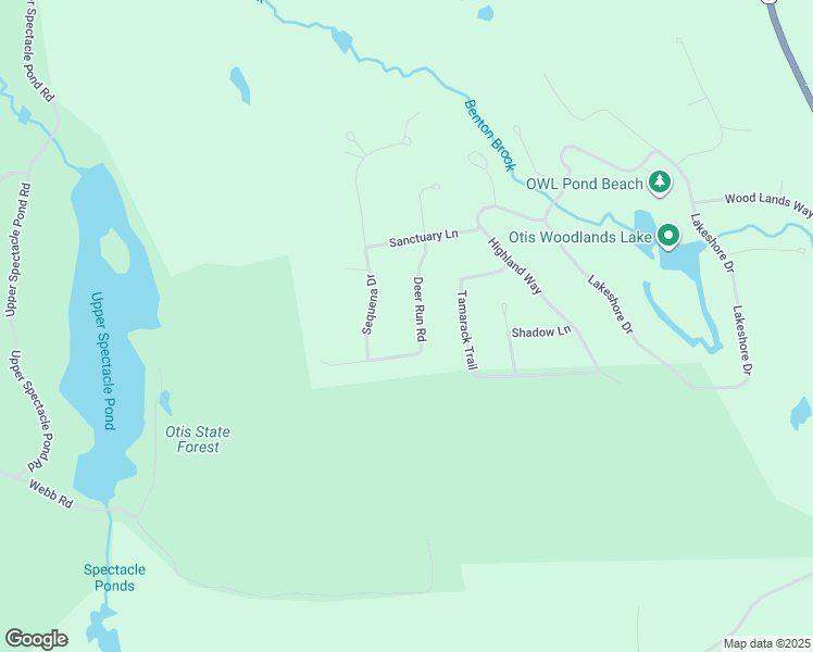 map of restaurants, bars, coffee shops, grocery stores, and more near 370 Deer Run in Sandisfield