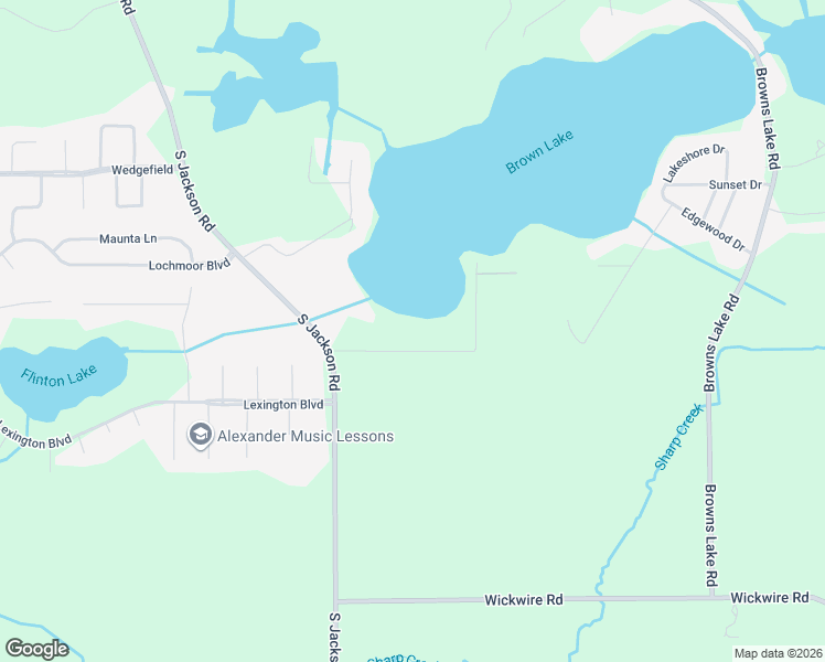 map of restaurants, bars, coffee shops, grocery stores, and more near 5150 Merriman Road in Jackson