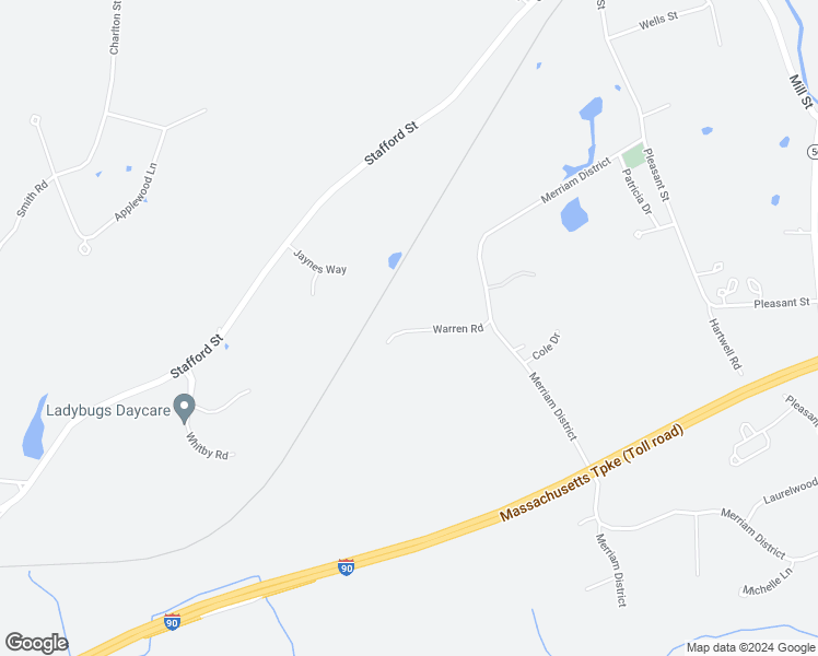 map of restaurants, bars, coffee shops, grocery stores, and more near 3 Warren Road in Oxford